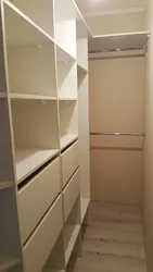 Storage room in the apartment design in Khrushchev