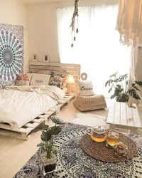 Boho bedroom photo