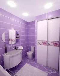 Bathroom design in different colors