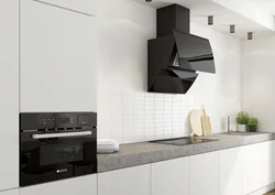 Hoods оташдон дар дохили ошхона акс