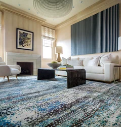 Carpet Color In The Living Room Interior Photo