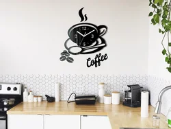 Kitchen wallpaper coffee design