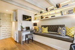 Bedroom interior 40 sq m photo