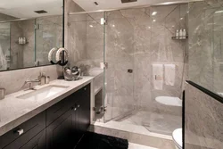 Small Bathroom Design In Marble