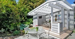 Terrace kitchen for home projects photos