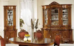 Қонақ бөлме жиһазының сервант фотосуреті
