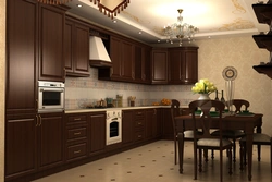 Kitchen Design Brown Apron