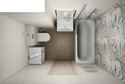 Bath design 3 sq.m.