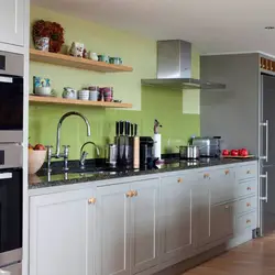 Color of kitchen facades color combination in the interior