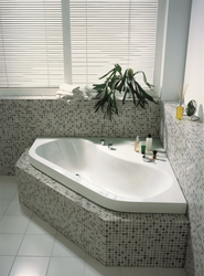Asymmetrical Bathroom In The Interior