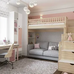 Two In One Children'S Bedroom Photo