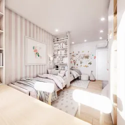 Two in one children's bedroom photo