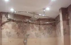 Карниз в ванной при натяжном потолке фото