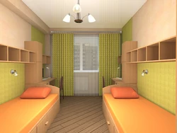 Bedroom interior for 2 children