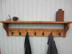DIY Hangers For The Hallway Made Of Wood Photo