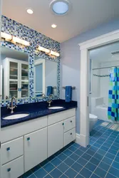Design blue blue bath