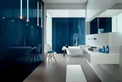 Design blue blue bath