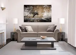 Paintings for the living room in a modern style photo