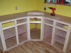 Ошхонаҳои чӯбии DIY дар хона бо аксҳо