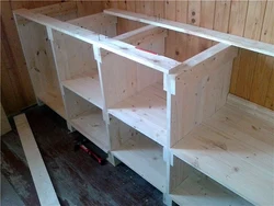 Fotoşəkilləri ilə evdə DIY taxta mətbəxlər