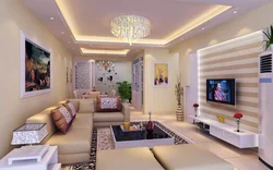 Потолки красивые из гипсокартона фото для гостиной