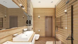Like a bathroom in a country house photo
