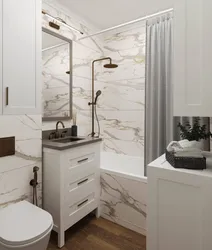 Bathroom In Khrushchev Design Marble