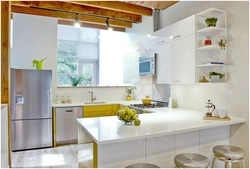 Sunny kitchen interior