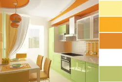 Sunny kitchen interior
