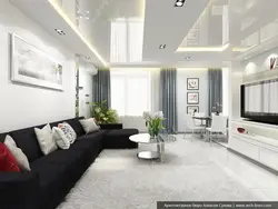 Qonaq otağı dizaynı 26 kv.m.