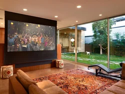 Design With Projector Living Room Projector