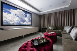 Design with projector living room projector