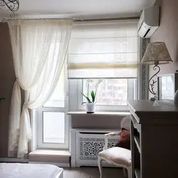 Yataq otağı fotoşəkili üçün Roma pərdələri
