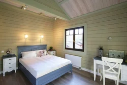 Imitation timber bedroom photo