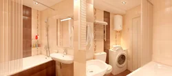 Bathroom design peach