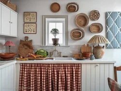 Decor in the kitchen interior