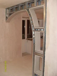 Kitchen arch drywall design