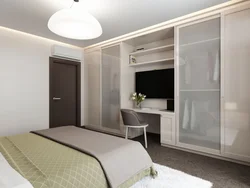 Bedroom design with 2 wardrobes