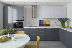 What Kitchen Color Goes With Gray Wallpaper Photo