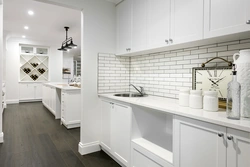 Kitchen Design With White Tiles