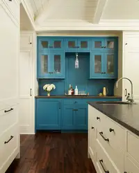 Sea ​​Wave Kitchen In The Interior Photo