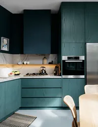 Sea ​​wave kitchen in the interior photo