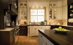 Classic kitchen with window photo