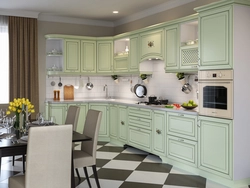 Kitchen painted mdf photo