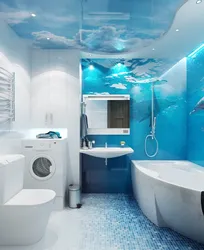 Bathroom design photo for small bath ceiling
