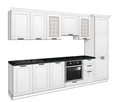 Photo of a 4 meter long kitchen