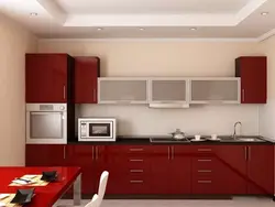 Photo of a 4 meter long kitchen