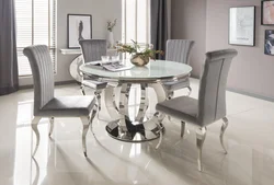Oval Kitchen Table Photo Design