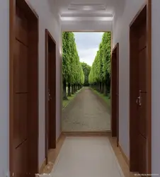 3d hallway interior