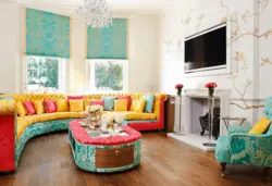Living room textile photo
